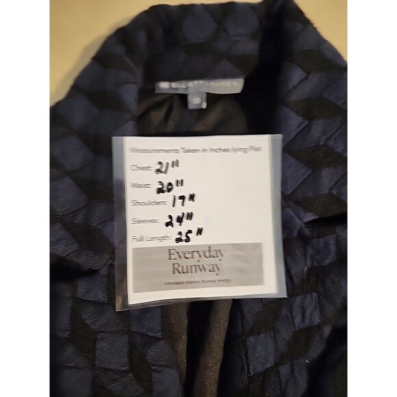 Elliott Lauren Blazer size 10 Quilted One Button Career Casual Designer Stretch - Picture 7 of 7